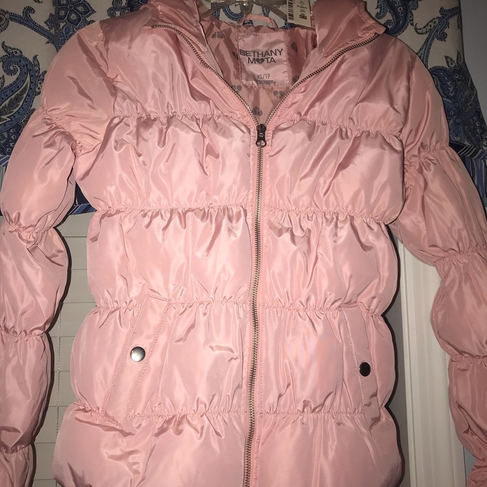 Girls Aeropostale pink Bubble jacket